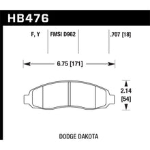 Load image into Gallery viewer, 2003-2004-Dodge-Lts-Brake-Pads