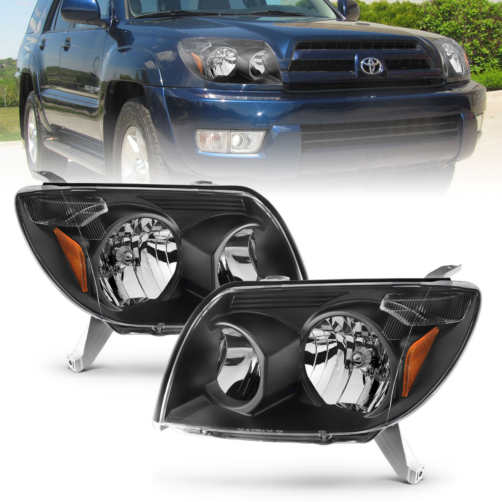 2003-2005-Toyota-4Runner-Crystal-Headlights-Black