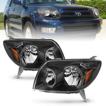 Load image into Gallery viewer, 2003-2005-Toyota-4Runner-Crystal-Headlights-Black