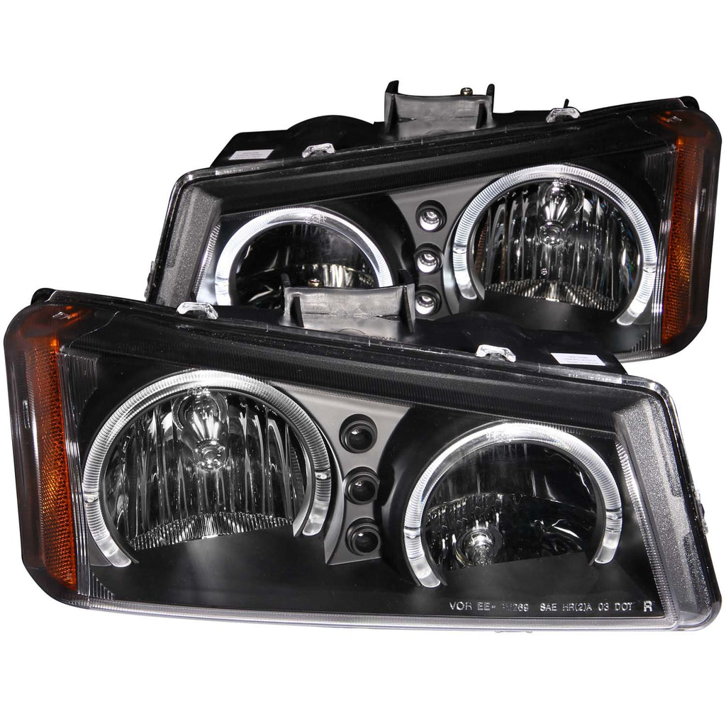 2003-2006-Chevrolet-Silverado-1500-Crystal-Headlights-W-Halo-Black