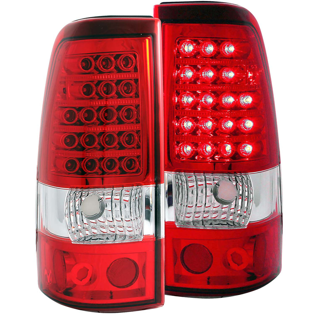 2003-2006-Chevrolet-Silverado-1500-Led-Taillights-RedClear