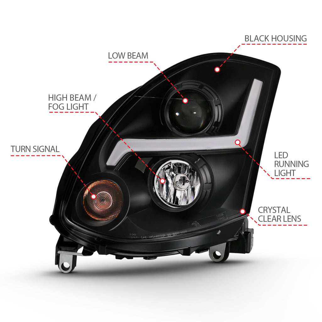 2003-2007-Infiniti-G35-Projector-Headlight-Plank-Style-Black-(Hid-Compatible,-No-Hid-Kit-)