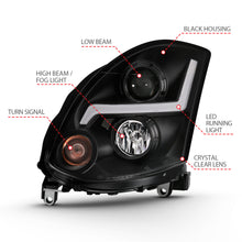 Load image into Gallery viewer, 2003-2007-Infiniti-G35-Projector-Headlight-Plank-Style-Black-(Hid-Compatible,-No-Hid-Kit-)