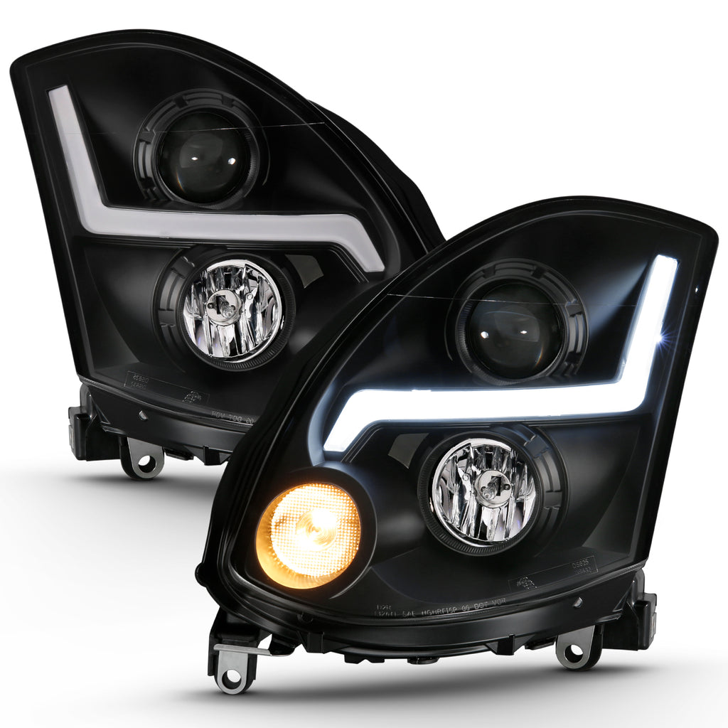 2003-2007-Infiniti-G35-Projector-Headlight-Plank-Style-Black-(Hid-Compatible,-No-Hid-Kit-)