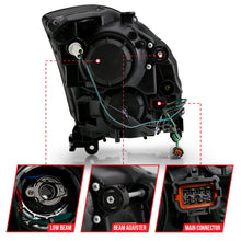 Load image into Gallery viewer, 2003-2007-Infiniti-G35-Projector-Headlight-Plank-Style-Black-(Hid-Compatible,-No-Hid-Kit-)