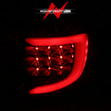 Load image into Gallery viewer, 2004-2007-Dodge-Grand-Caravan-Led-Tail-Lights-W-Light-Bar-Black-Housing-Clear-Lens