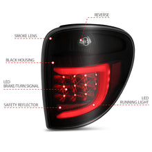 Load image into Gallery viewer, 2004-2007-Dodge-Grand-Caravan-Led-Tail-Lights-W-Light-Bar-Black-Housing-Smoke-Lens