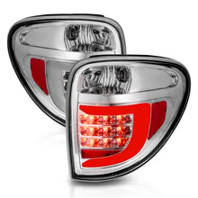 Load image into Gallery viewer, 2004-2007-Dodge-Grand-Caravan-Led-Tail-Lights-W-Light-Bar-Chrome-Housing-Clear-Lens