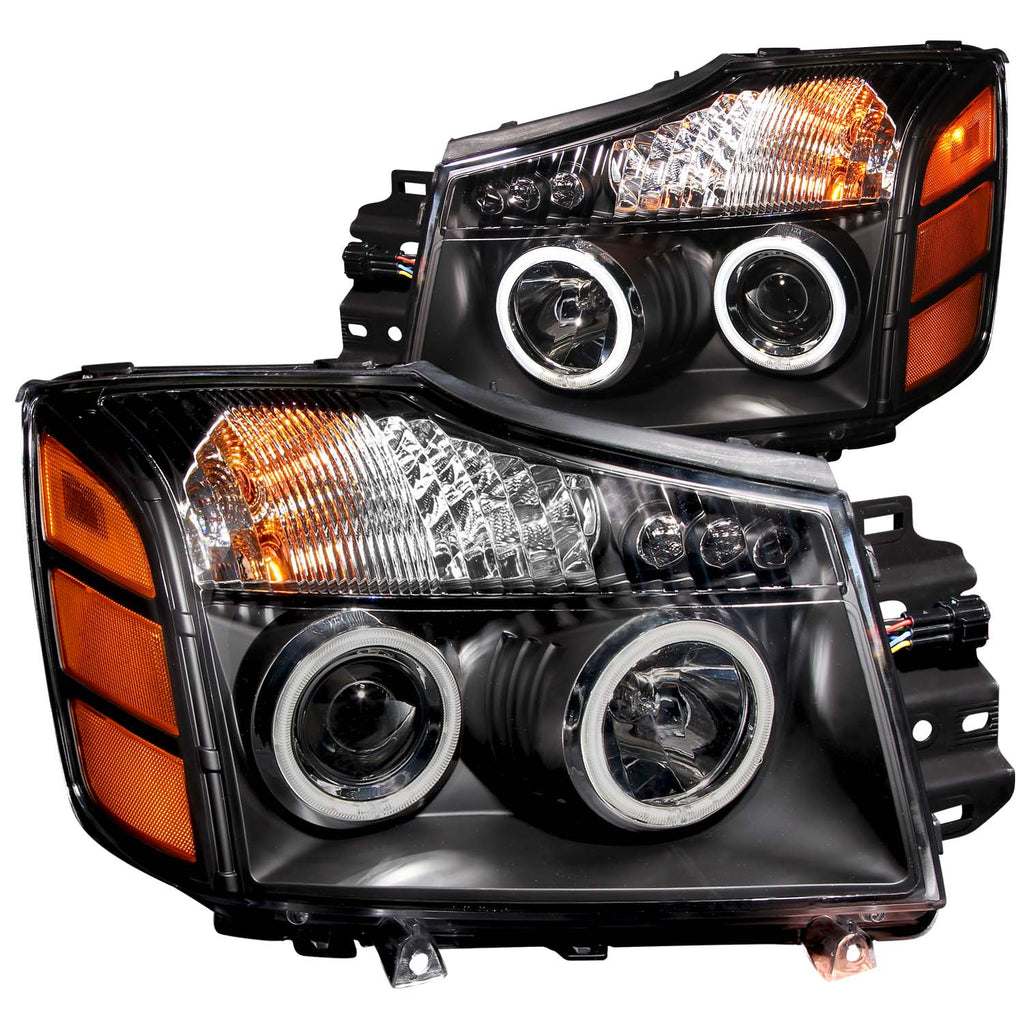 2004-2007-Nissan-Armada-Projector-Headlights-W-Halo-Black-(Ccfl)