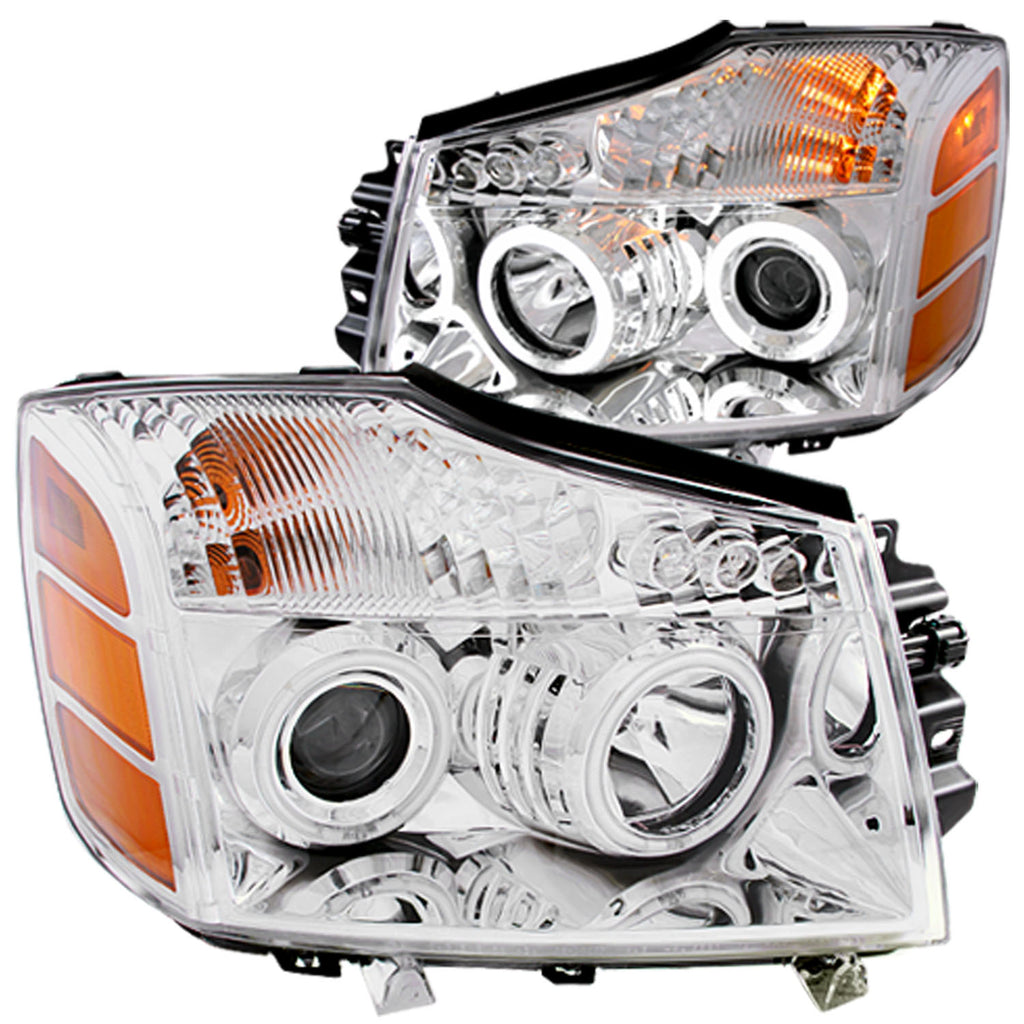 2004-2007-Nissan-Armada-Projector-Headlights-W-Halo-Chrome-(Ccfl)