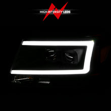 Load image into Gallery viewer, 2004-2008-Ford-F-150-Projector-Headlights-W-Light-Bar-Black-Housing
