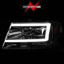 Load image into Gallery viewer, 2004-2008-Ford-F-150-Projector-Headlights-W-Light-Bar-Chrome-Housing