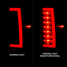 Load image into Gallery viewer, 2004-2012-Chevrolet-Colorado-Gmc-Canyon-Led-Tail-Lights-W-Light-Bar-Black-Housing-Smoke-Lens