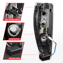 Load image into Gallery viewer, 2004-2012-Chevrolet-Colorado-Gmc-Canyon-Led-Tail-Lights-W-Light-Bar-Black-Housing-Smoke-Lens