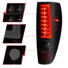 Load image into Gallery viewer, 2004-2012-Chevrolet-Colorado-Gmc-Canyon-Led-Tail-Lights-W-Light-Bar-Black-Housing-Smoke-Lens