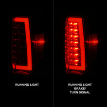 Load image into Gallery viewer, 2004-2012-Chevrolet-Colorado-Gmc-Canyon-Led-Tail-Lights-W-Light-Bar-Chrome-Housing-RedClear