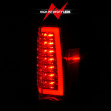 Load image into Gallery viewer, 2004-2012-Chevrolet-Colorado-Gmc-Canyon-Led-Tail-Lights-W-Light-Bar-Chrome-Housing-RedClear