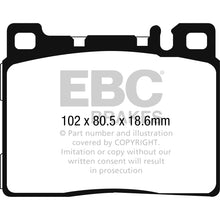 Load image into Gallery viewer, 2004-2013-Maybach-57-5.5L-Twin-Turbo-Yellowstuff-Front-Brake-Pads