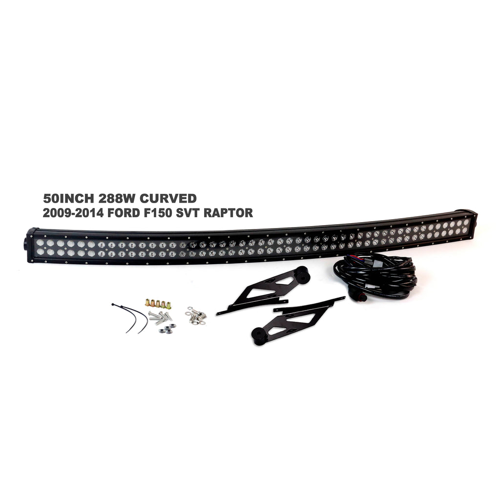 2004-2015-Ford-F150--2010-2014-Ford-F150-Svt-Raptor-Complete-Led-Light-Bar-Kit
