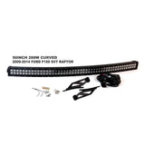 Race Sport RS-L33-288W 2004-2015 Ford F150 / 2010-2014 Ford F150 SVT Raptor Complete LED Light Bar Kit