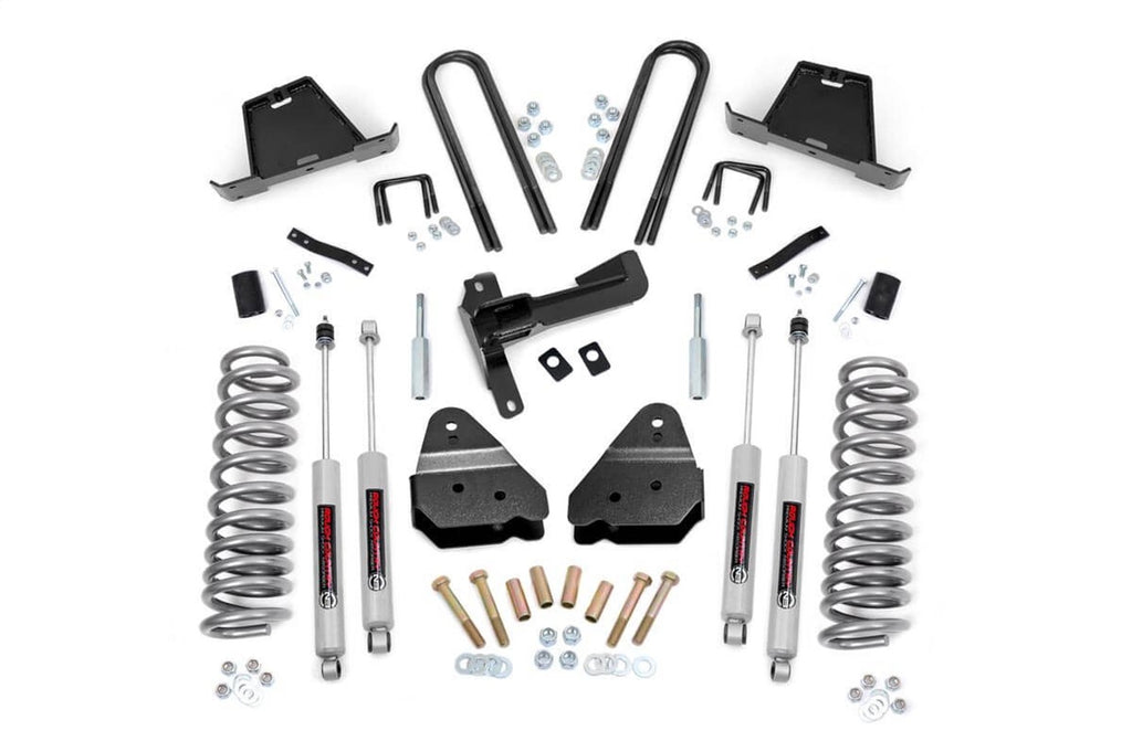 Rough Country 479.20 Suspension Lift Kit w/Shocks for Select Ford F-250 Super Duty, Ford F-350 Super Duty