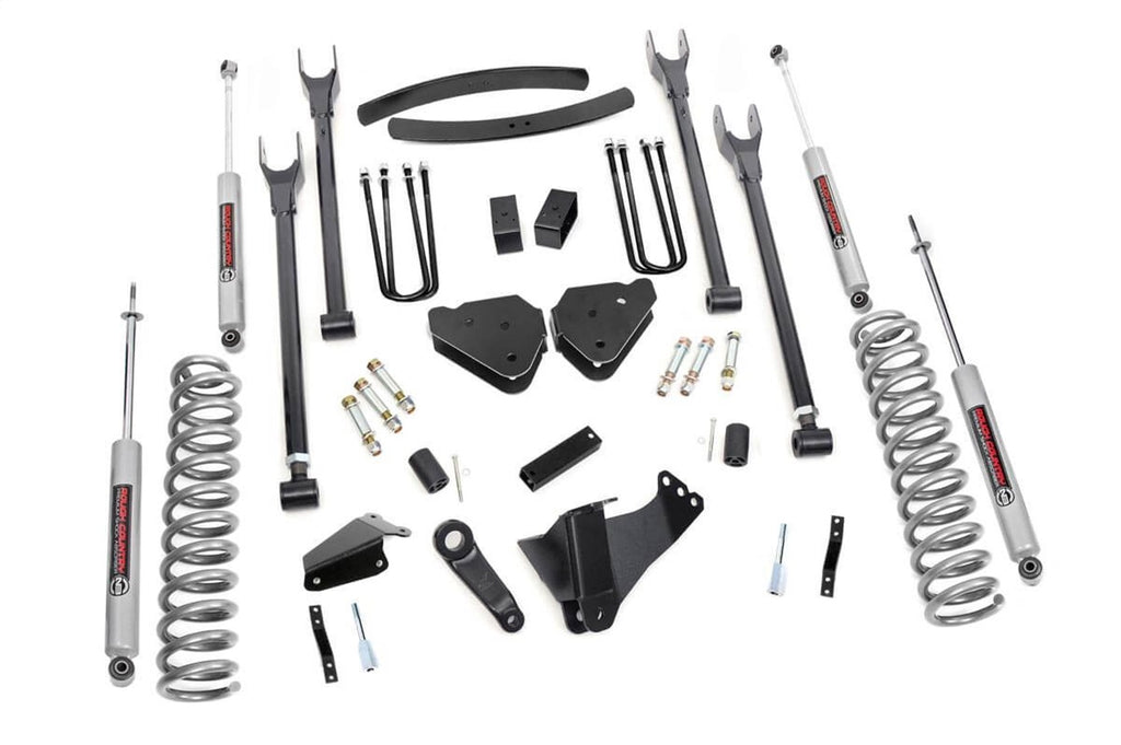 Rough Country 580.20 4-Link Suspension Lift Kit w/Shocks for Select Ford F-250 Super Duty, Ford F-350 Super Duty