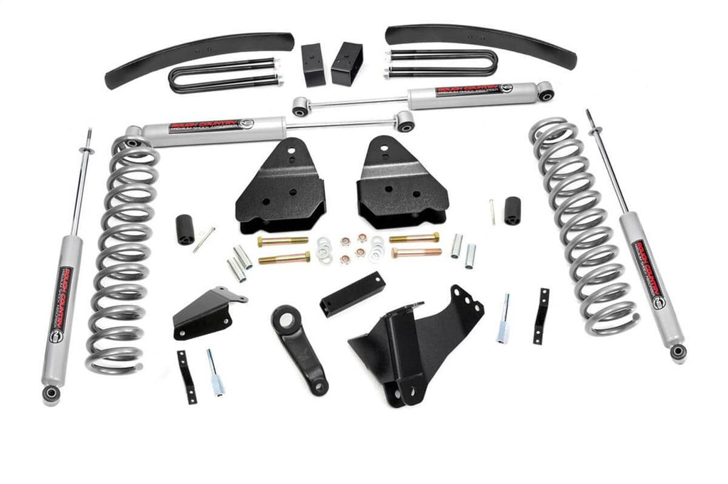 Rough Country 593.20 Suspension Lift Kit w/Shocks for Select Ford F-250 Super Duty, Ford F-350 Super Duty