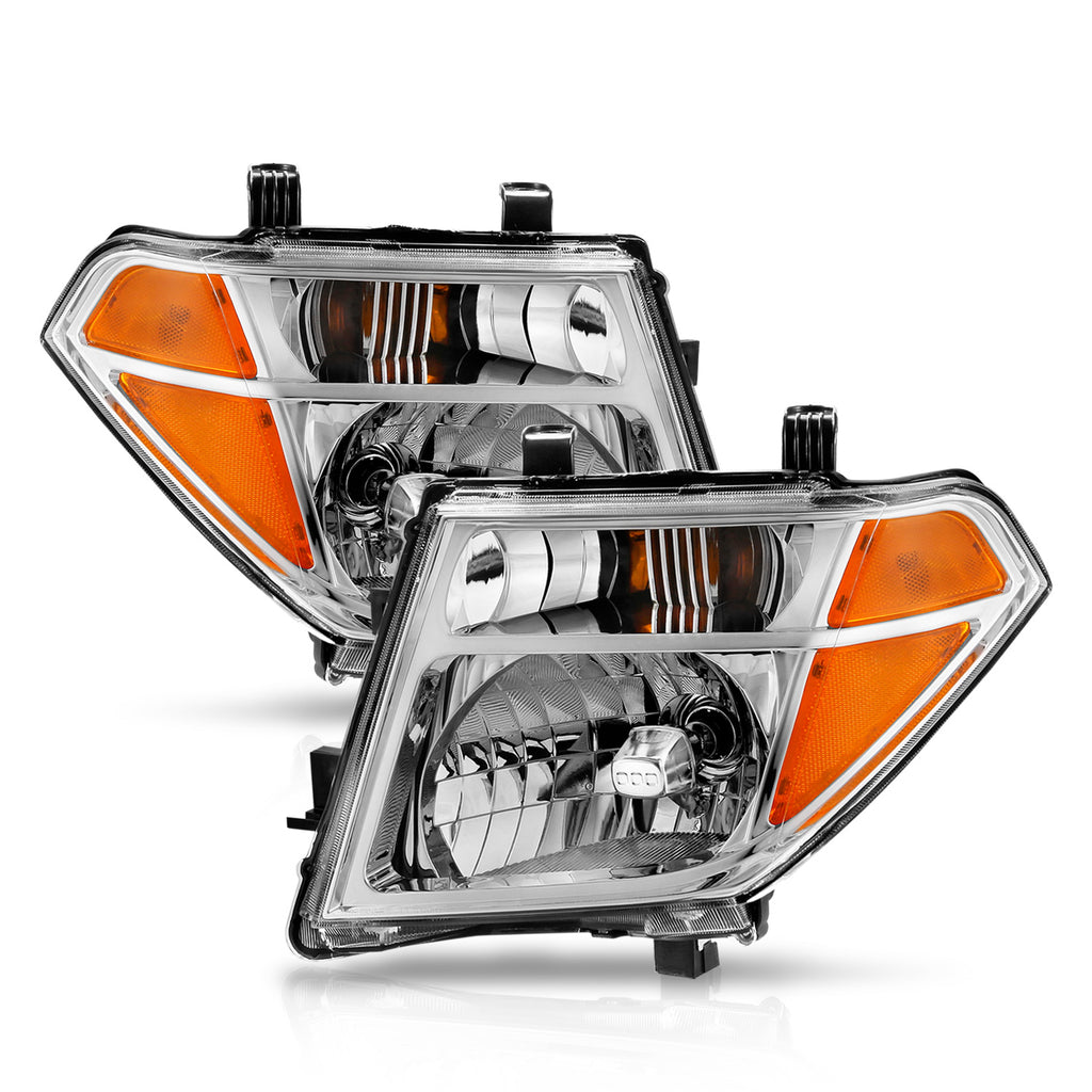 2005-2008-Nissan-Pathfinder-Crystal-Headlight-Chrome-Amber-(Oe-Replacement)