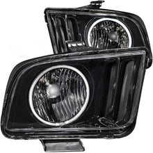 Load image into Gallery viewer, 2005-2009-Ford-Mustang-Crystal-Headlights-W-Halo-Black-(Ccfl)