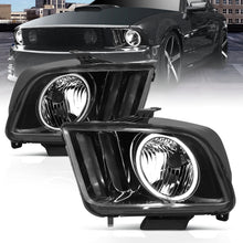 Load image into Gallery viewer, 2005-2009-Ford-Mustang-Crystal-Headlights-W-Halo-Black-(Ccfl)
