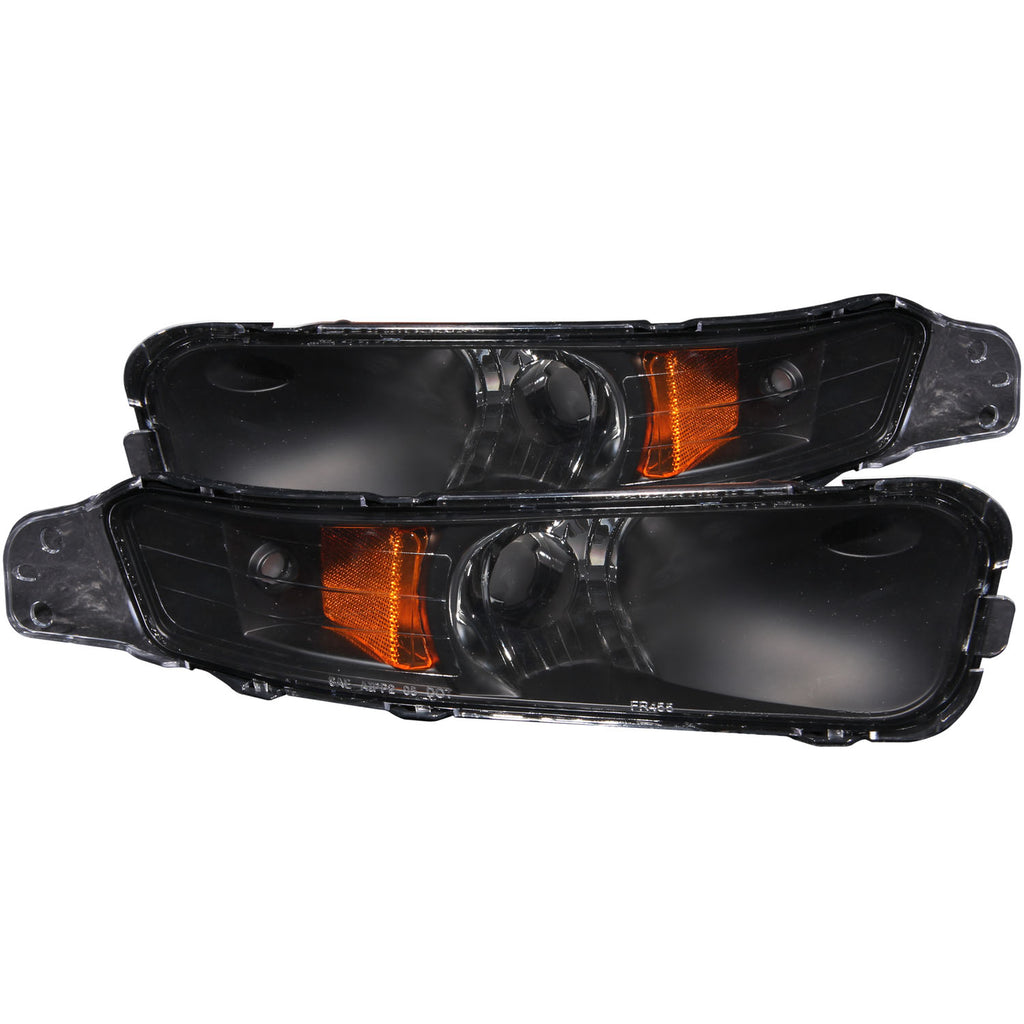 2005-2009-Ford-Mustang-Euro-Parking-Lights-Black-W-Amber-Reflector