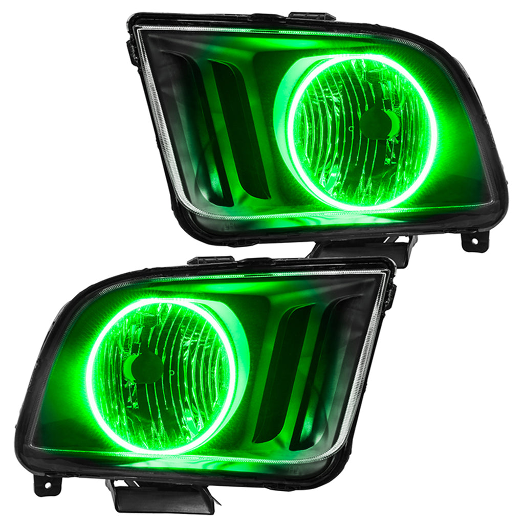 2005-2009-Ford-Mustang-Pre-Assembled-Led-Halo-Headlights