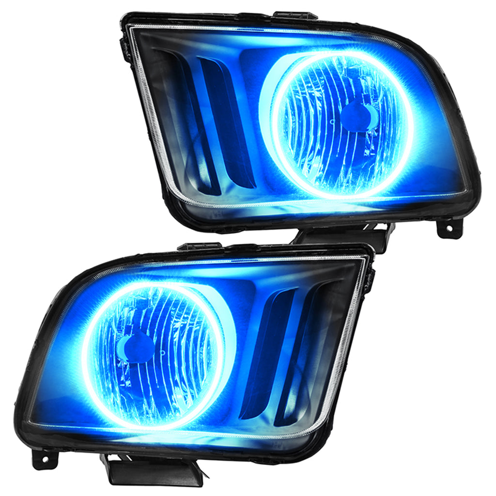 2005-2009-Ford-Mustang-Pre-Assembled-Led-Halo-Headlights