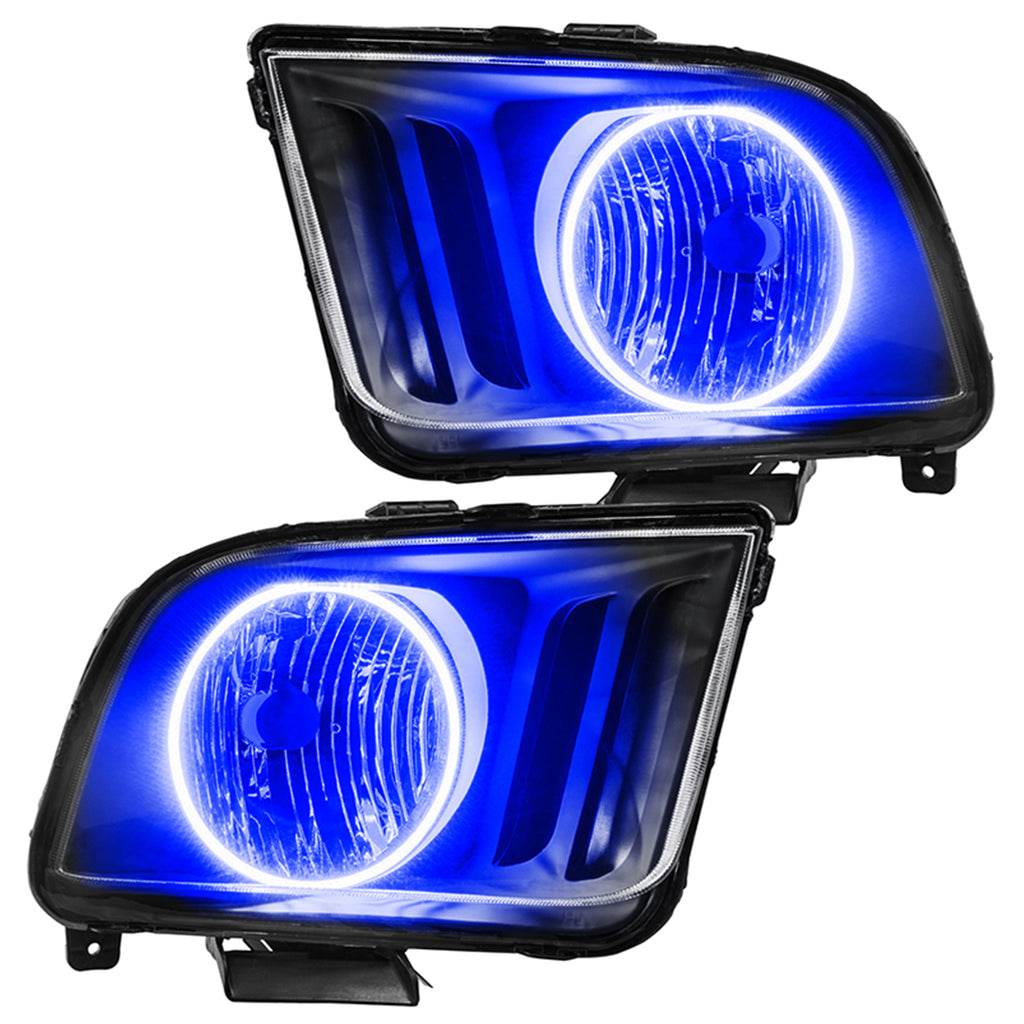 2005-2009-Ford-Mustang-Pre-Assembled-Led-Halo-Headlights