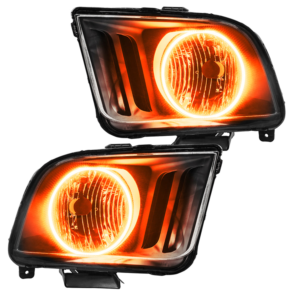 2005-2009-Ford-Mustang-Pre-Assembled-Led-Halo-Headlights