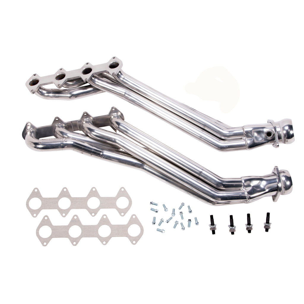 2005-2010-Mustang-Gt-1-58-Long-Tube-Exhaust-Headers-(Polished-Silver-Ceramic)