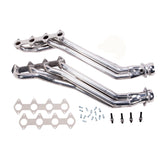 BBK 16410 2005-2010 MUSTANG GT 1 5/8 LONG TUBE EXHAUST HEADERS (POLISHED SILVER CERAMIC)