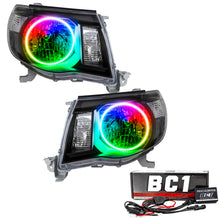 Load image into Gallery viewer, 2005-2011-Toyota-Tacoma-Pre-Assembled-Led-Halo-Headlights---(Black-Housing)
