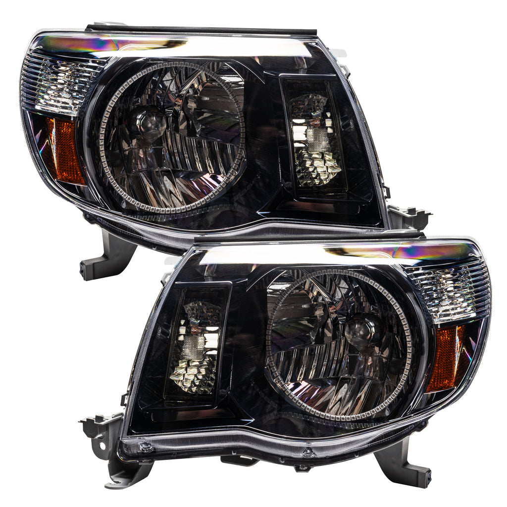 2005-2011-Toyota-Tacoma-Pre-Assembled-Led-Halo-Headlights---(Black-Housing)