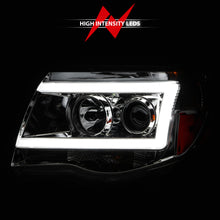 Load image into Gallery viewer, 2005-2011-Toyota-Tacoma-Projector-Headlights-W-Light-Bar-Chrome-Housing
