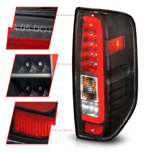 Load image into Gallery viewer, 2005-2021-Nissan-Frontier-Led-Taillights-Black-HousingClear-Lens