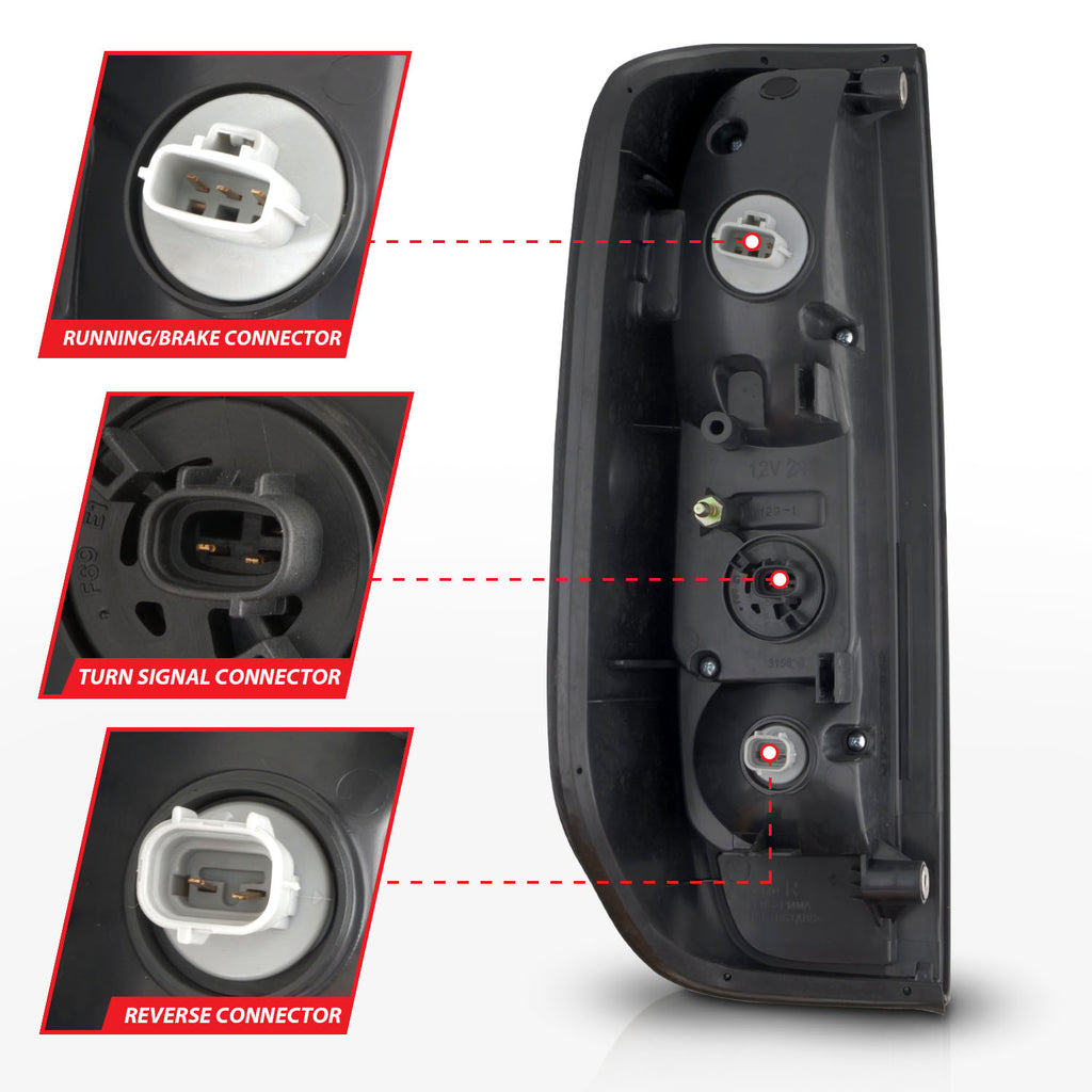 2005-2021-Nissan-Frontier-Led-Taillights-Black-HousingClear-Lens