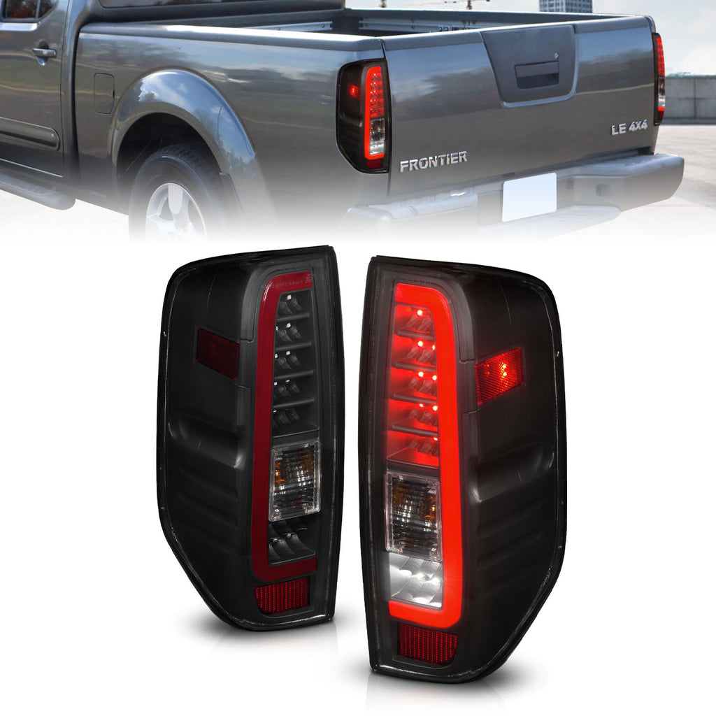 2005-2021-Nissan-Frontier-Led-Taillights-Black-HousingSmoke-Lens
