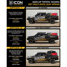 Load image into Gallery viewer, 2005-Toyota-Tacoma-Multi-Rate-Rxt-Leaf-Pack-WAdd-In-Leaf
