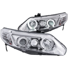 Load image into Gallery viewer, 2006-2011-Honda-Civic-Projector-Headlights-W-Halo-Chrome-(Ccfl)