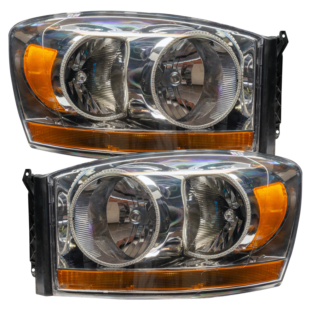2006-Dodge-Ram-Pre-Assembled-Led-Halo-Headlights---(Chrome-Housing)