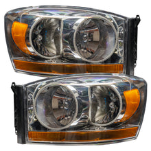 Load image into Gallery viewer, 2006-Dodge-Ram-Pre-Assembled-Led-Halo-Headlights---(Chrome-Housing)