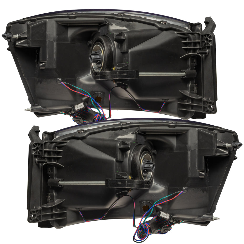 2006-Dodge-Ram-Pre-Assembled-Led-Halo-Headlights---(Chrome-Housing)
