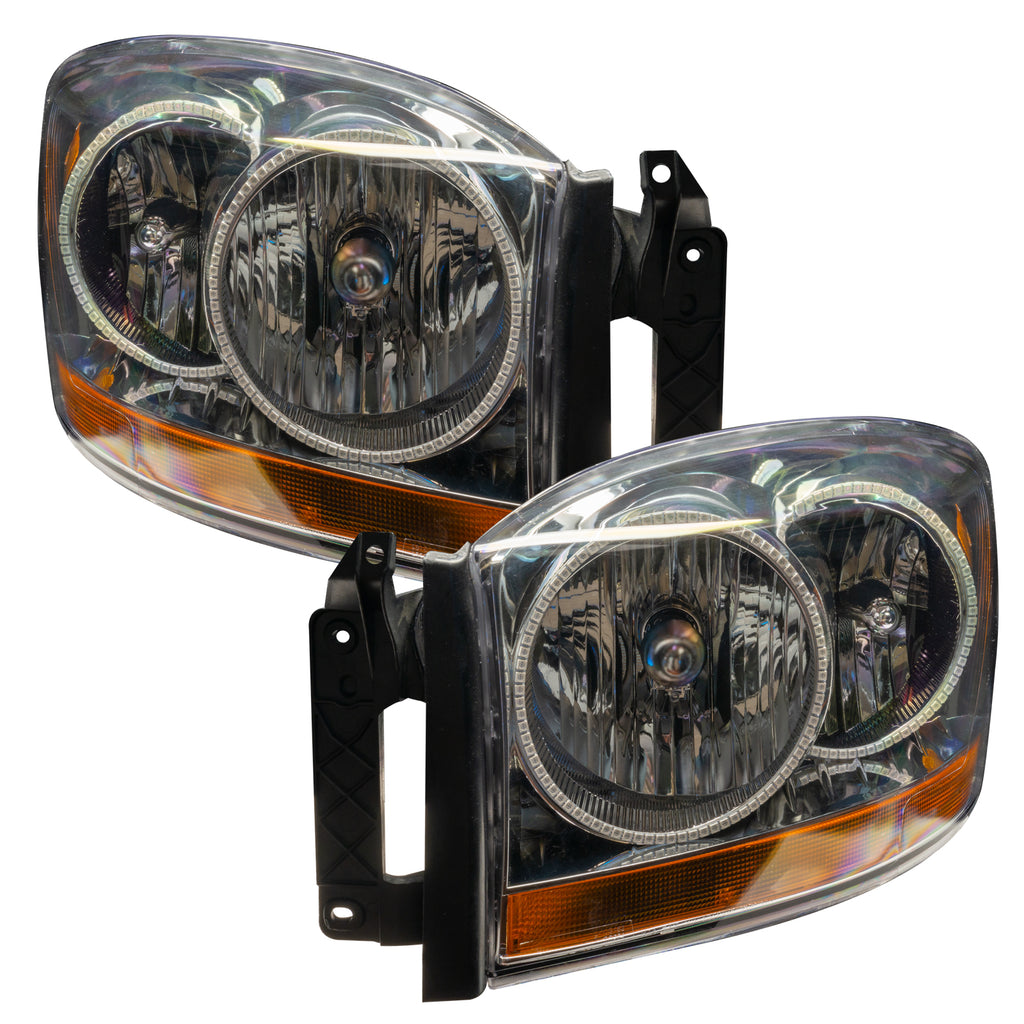 2006-Dodge-Ram-Pre-Assembled-Led-Halo-Headlights---(Chrome-Housing)