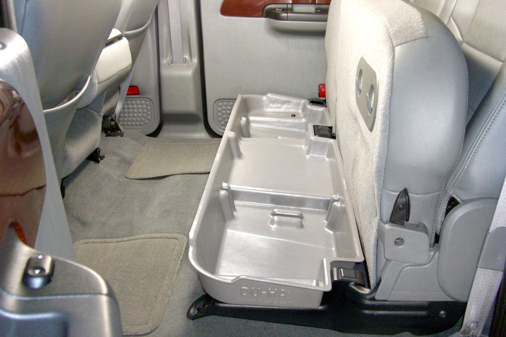 DU-HA 20067 DÜHA 20067 Underseat Storage/Gun Case for Select Ford F-250 Super Duty, Ford F-350 Super Duty, Ford F-450 Super Duty, Ford F-550 Super Duty